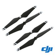2 Pairs Genuine 9450 Props Carbon Fiber Reinforced Self-tightening Propellers (Composite Hub, Black with White Stripes) For DJI Phantom 3 Professional, Advanced, Phantom 2 series, Flame Wheel series platforms and the E310/E305/E300 tuned propulsion systems Black W/ white Stripes