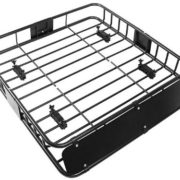TMS %RoofTopRack-NS-TR001 Black Cargo Roof Rack (Car Top Luggage Holder Carrier Basket Travel SUV)