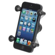 Ram Mount Cradle Holder for Universal X-Grip Cellphone/iPhone with 1-Inch Ball - Non-Retail Packaging - Black