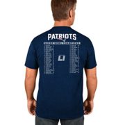 NFL New England Patriots Men's Super Bowl LI Champion Profile Tee, Small, Athletic Navy