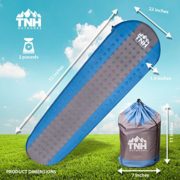#1 Premium Self Inflating Sleeping Pad Lightweight Foam Padding and Superior Insulation Great For Hiking and Camping Construction and Thick Outer Skin