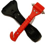 Tools of Life (TM) Car Hammer Seatbelt Cutter Window Breaker Emergency Escape Tool